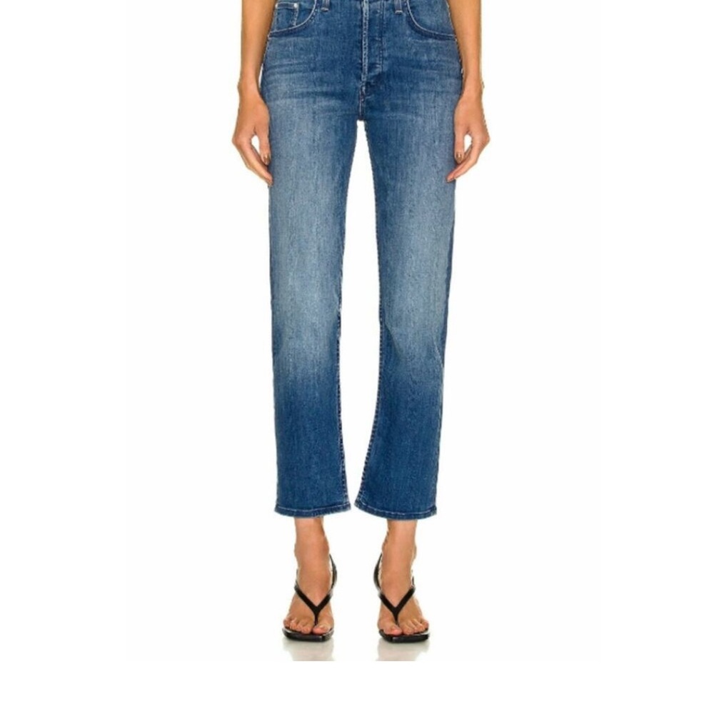 MOTHER Straight Leg The Tomcat Ankle - Havana Nights